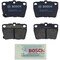 Bosch Quietcast Disc Disc Brake Pads, Bc1051 BC1051 - alternate 1